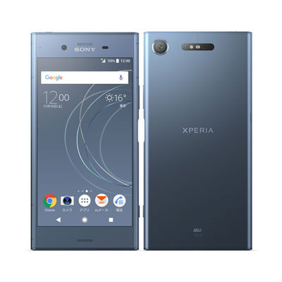 SIMロック解除済】au Sony Xperia XZ1 SOV36 Moonlit Blue|中古