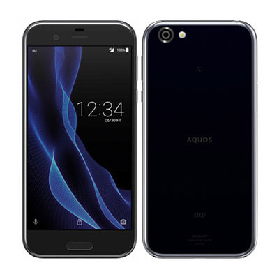 【SIMロック解除済】au AQUOS R SHV39 Mercury Black