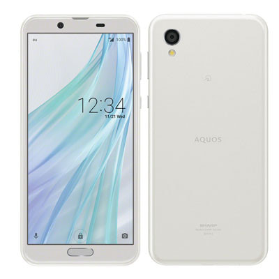 SIMロック解除済】au AQUOS sense2 SHV43 Silky White|中古