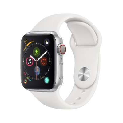 イオシス|Apple Watch Series4 GPS + Cellularモデル 40mm MTVA2J/A 【シルバーアルミニウム/ホワイトスポーツバンド】