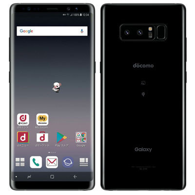 SIMロック解除済】docomo GALAXY Note8 SC-01K Midnight Black|中古