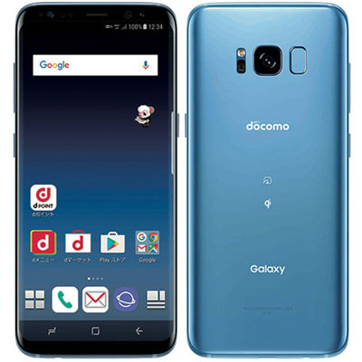 Simロック解除済 ネットワーク利用制限 Docomo Galaxy S8 Sc 02j Coral Blue 中古スマートフォン格安販売の イオシス