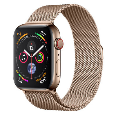 Apple Watch Series4 44mm GPS+Cellularモデル MTX52J/A  A2008【ゴールドステンレススチールケース/ゴールドミラネーゼループ】|中古ウェアラブル端末格安販売の【イオシス】