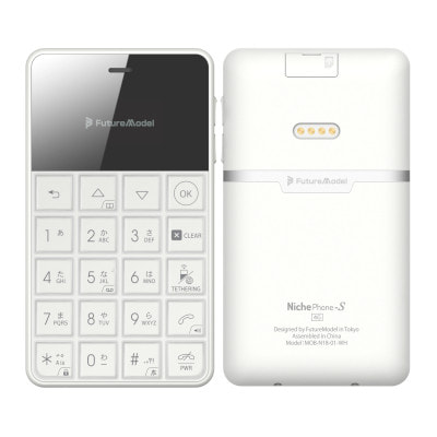 NichePhone-S 4G MOB-N18-01-WH【ホワイト SIMフリー】