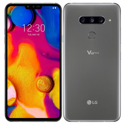 イオシス｜LG V40 ThinQ Dual-SIM LM-V405EBW [New Platinum Gray 6GB 128GB 海外版　SIMフリー]