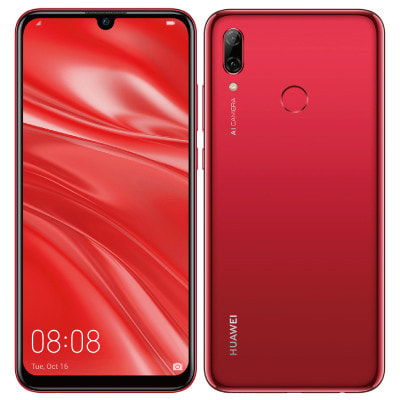 イオシス|HUAWEI nova lite 3 POT-LX2J Coral Red 【国内版 SIMフリー】