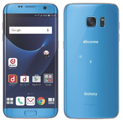 SIMロック解除済】 docomo GALAXY S7 edge SC-02H Blue Coral|中古