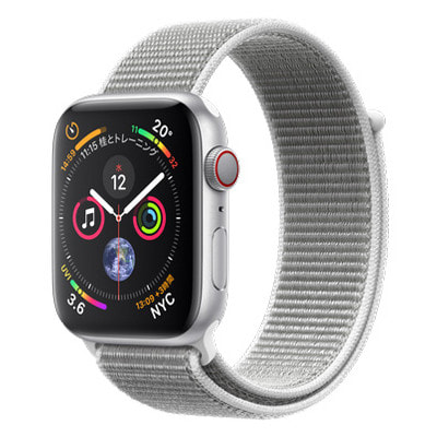 イオシス|Apple Watch Series4 GPS + Cellularモデル 44mm MTVT2J/A 【シルバーアルミニウム/シーシェルスポーツループ】
