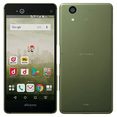 イオシス|【SIMロック解除済】【ネットワーク利用制限▲】docomo arrows NX F-01K MossGreen