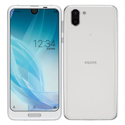 未使用】AQUOS R2 (SH-03K) プラチナムホワイト SIM解除可-