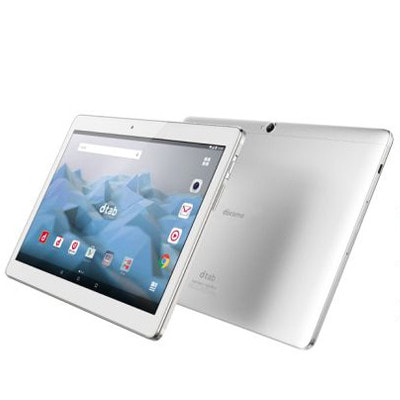 イオシス｜【SIMロック解除済】docomo dtab d-01H Silver