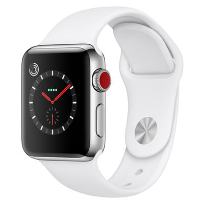 腕時計(デジタル)Apple Watch Series 3 ステンレススチール38mm 