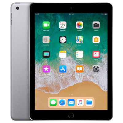 第6世代】iPad2018 Wi-Fi+Cellular 128GB スペースグレイ MR722J