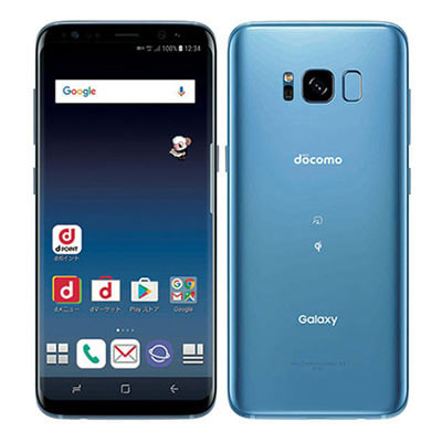 【SIMロック解除済】docomo Galaxy S8 SC-02J Coral Blue