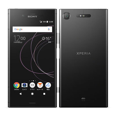 SIMロック解除済】au Sony Xperia XZ1 SOV36 Black|中古スマートフォン 