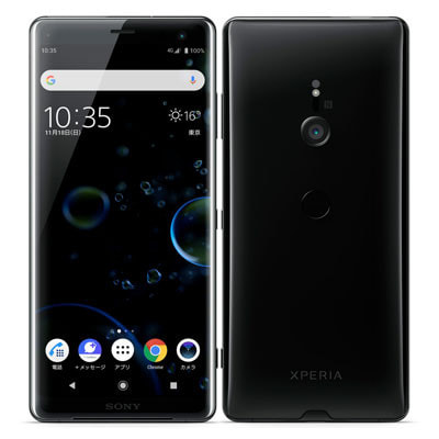 SIMロック解除済】SoftBank Xperia XZ3 801SO Black|中古