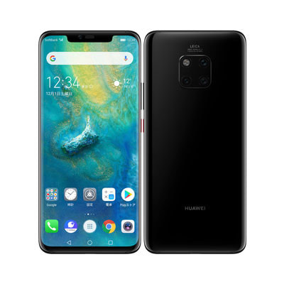 SIMロック解除済】Softbank Huawei Mate 20 Pro LYA-L09 ブラック|中古