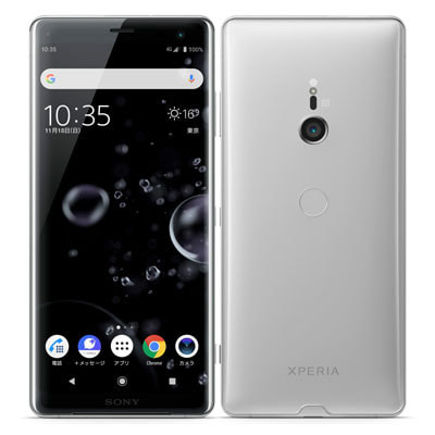 SIMロック解除済】SoftBank Xperia XZ3 801SO White Silver|中古