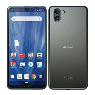 Simロック解除済 Docomo Aquos R3 Sh 04l Premium Black 中古スマートフォン格安販売の イオシス