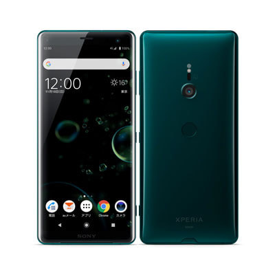 ネットワーク利用制限△】au Xperia XZ3 SOV39 Forest Green|中古