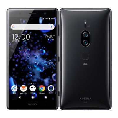 SIMロック解除済】au Sony Xperia XZ2 Premium SOV38 Chrome Black|中古スマートフォン格安販売の【イオシス】