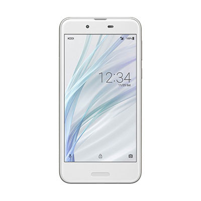 UQ mobile AQUOS sense SHV40 Silky White|中古スマートフォン格安販売