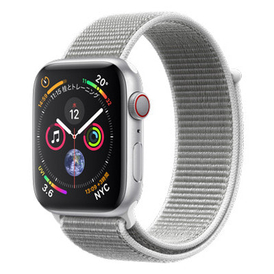 Apple Watch Series4 44mm GPS+Cellularモデル MTVT2J/A  A2008【シルバーアルミニウムケース/シーシェルスポーツループ】|中古ウェアラブル端末格安販売の【イオシス】