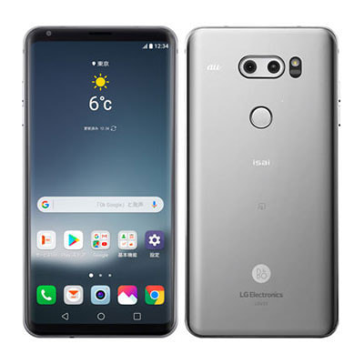 イオシス|【SIMロック解除済】au isai V30+ LGV35 CLOUD SILVER