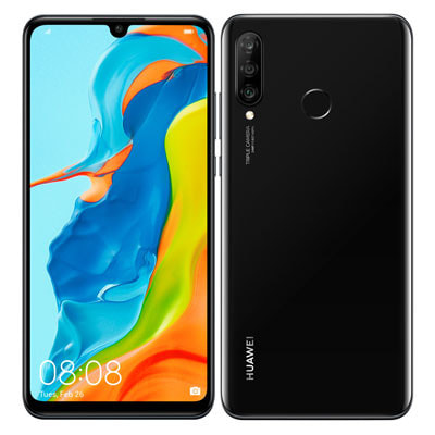 イオシス|【ネットワーク利用制限▲】 HUAWEI P30 lite MAR-LX2J Midnight Black 【Y!mobile版】