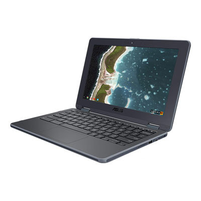 再生品】Chromebook Flip C213NA C213NA-BW0045 ダークグレー