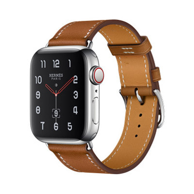 イオシス|Apple Watch Hermes Series4 40mm GPS+Cellularモデル MU6Y2J/A A2007【ステンレススチールケース/シンプルトゥール ヴォー・バレニア(フォーヴ)レザーストラップ】
