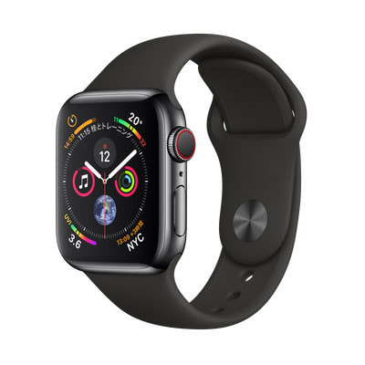 Apple Watch series 4 40mm ステンレススチールケース腕時計(デジタル)