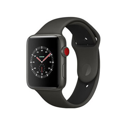 イオシス|Apple Watch Edition Series3 38mm GPS+Cellularモデル MQM42J/A A1889【グレイセラミックケース/グレイ ブラックスポーツバンド】