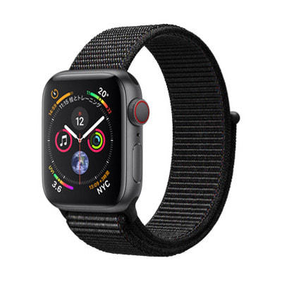 イオシス|Apple Watch Series4 GPS + Cellularモデル 40mm MTVF2J/A 【スペースグレイアルミニウム/ブラックスポーツループ】