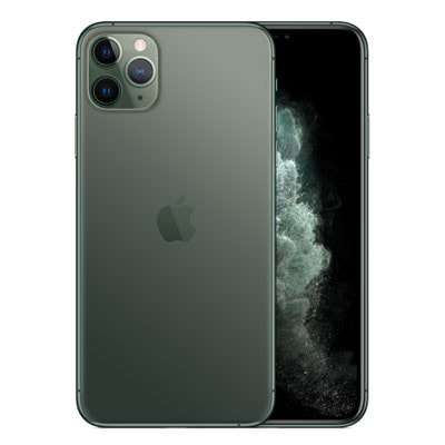 iPhone11 Pro Max Dual-SIM 64GB ミッドナイトグリーン MWF02ZA/A ...