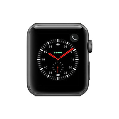 イオシス|Apple Watch Series3 42mm GPS+Cellularモデル MR302J/A A1891【スペースグレイアルミニウムケース/グレイスポーツバンド】