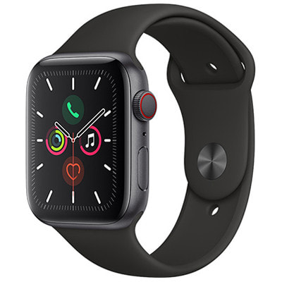 Apple Watch Series5 44mm GPS+Cellularモデル MWWE2J/A A2157【スペースグレイアルミニウム ケース/ブラックスポーツバンド】|中古ウェアラブル端末格安販売の【イオシス】