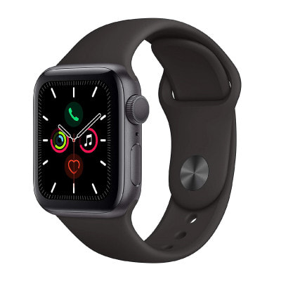 イオシス|Apple Watch Series5 40mm GPSモデル MWV82J/A A2092【スペースグレイアルミニウムケース/ブラックスポーツバンド】