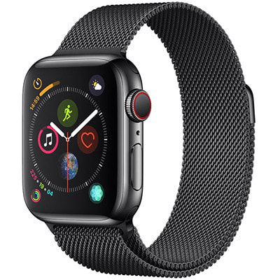 イオシス|Apple Watch Series4 GPS + Cellularモデル 40mm MTVM2J/A 【スペースブラックミラネーゼループ】