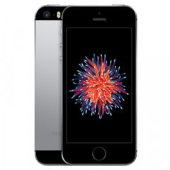 【SIMロック解除済】au iPhoneSE 16GB　A1723 (MLLN2J/A) スペースグレイ画像
