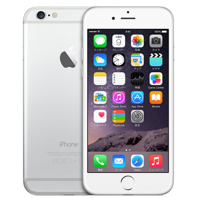iPhone 6 Silver 64 GB SIMフリー - スマートフォン本体