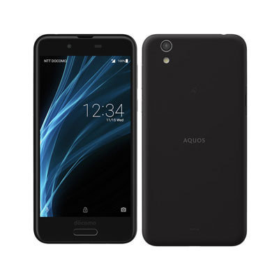 SIMロック解除済】docomo AQUOS sense SH-01K Velvet Black|中古