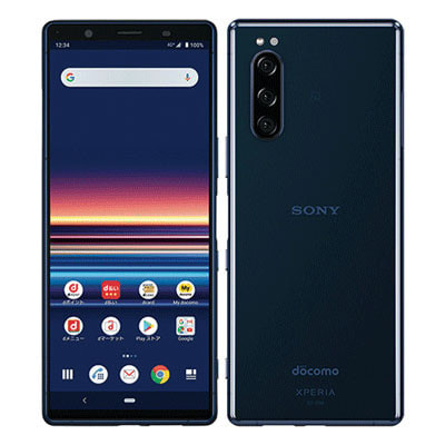 イオシス|【SIMロック解除済】docomo Xperia5 SO-01M Blue