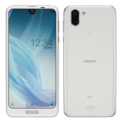 イオシス|【SIMロック解除済】【ネットワーク利用制限▲】au AQUOS R2 SHV42 Platium White