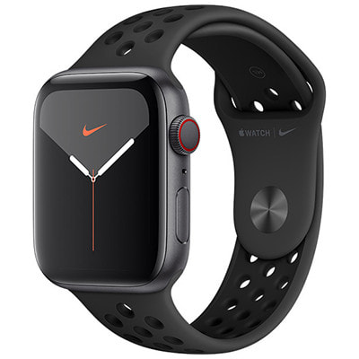 イオシス|Apple Watch Nike+ Series5 44mm GPS+Cellularモデル MX3F2J/A A2157【スペースグレイアルミニウムケース/アンスラサイト ブラックNikeスポーツバンド】