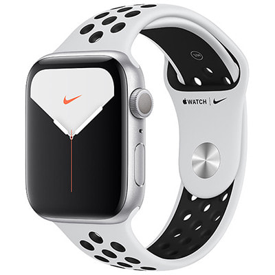 Apple Watch Nike Series5 44mm GPSモデル MX3V2J/A A2093【シルバーアルミニウムケース/ピュアプラチナム  ブラックNikeスポーツバンド】
