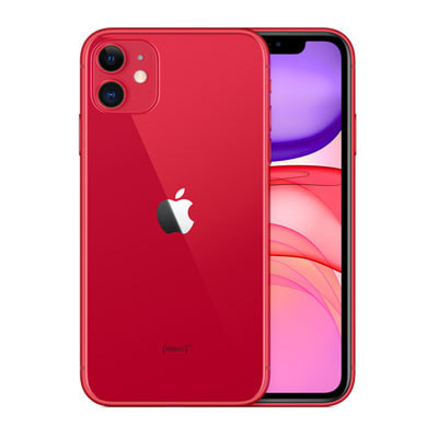 SIMロック解除済】SoftBank iPhone11 A2221 (MWLV2J/A) 64GB レッド 