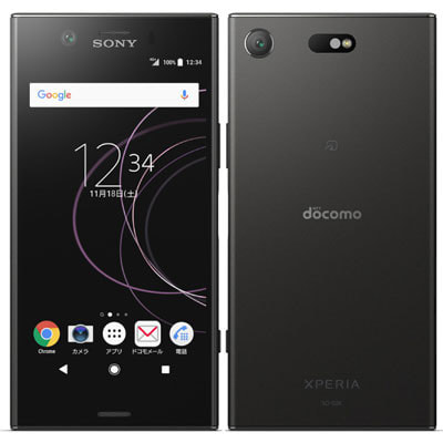 イオシス|【SIMロック解除済】【ネットワーク利用制限▲】docomo Xperia XZ1 Compact SO-02K Black