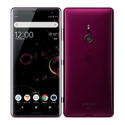 イオシス|【SIMロック解除済】【ネットワーク利用制限▲】au Xperia XZ3 SOV39 Bordeaux Red