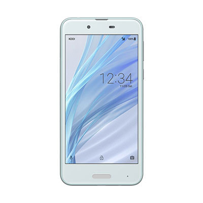 イオシス|【SIMロック解除済】 UQ mobile AQUOS sense SHV40 Airy Blue